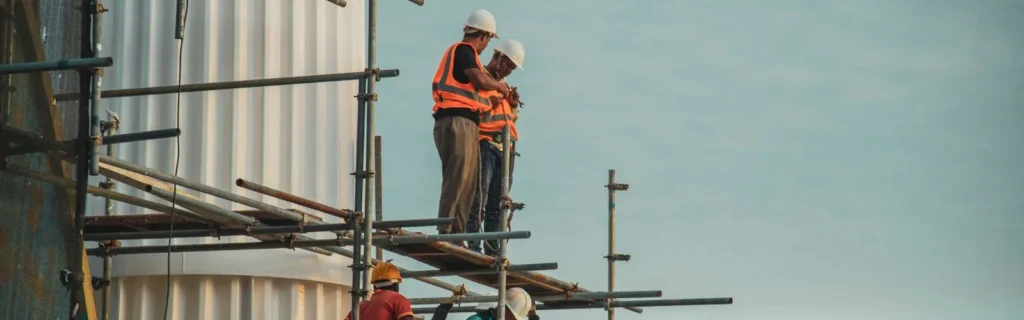 Hidráulica, sistema sendo implementado em nova construção